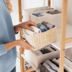 in-home organizing organizes clothes