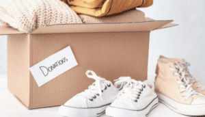 maintain a decluttered home easily by donating regularly