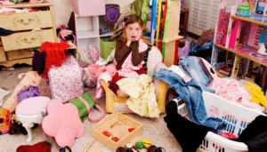kids get overwhelmed by toy clutter as well
