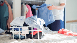 declutter frequently for a clutter-free home