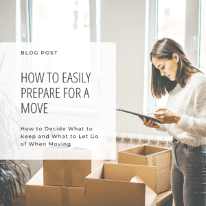 how to easily prepare for a move blog post cover